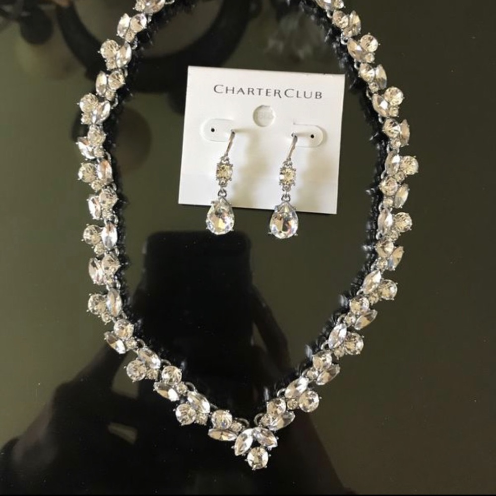 Diamond Necklace & earrings set